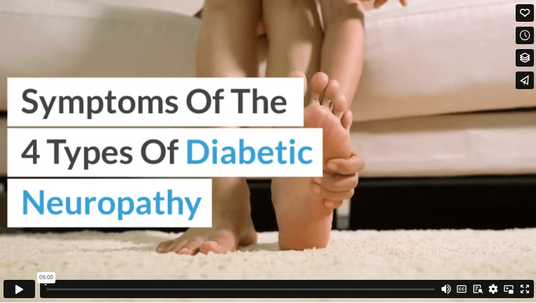 Symptoms Of The 4 Types Of Diabetic Neuropathy